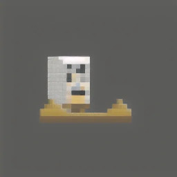 pixel art, 256x256, top-down industrial building, Factorio style, clean pixel grid, 1px outlines, limited color palette, no blur, no anti-aliasing, sharp edges, game asset, orthographic view, tileable, highly readable silhouette