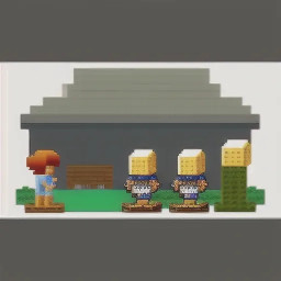 32x32 pixels in 16 colors RPG style mummy in aggressive stance oriented to the right
