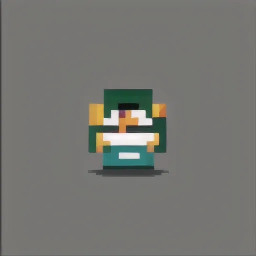 Peux tu me générer un logo avec les couleurs suivantes : fond #DDE9FA forme : #2F2C63, je veux un logo carré avec un A majuscule en pixel art au milieu